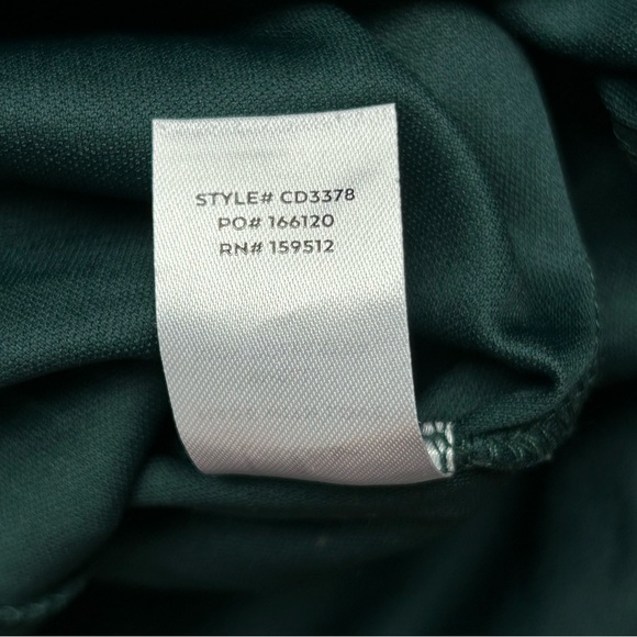 NWOT Lulus Romance Abounds Emerald Swiss Dot Puff Sleeve Midi Dress - Picture 16 of 16